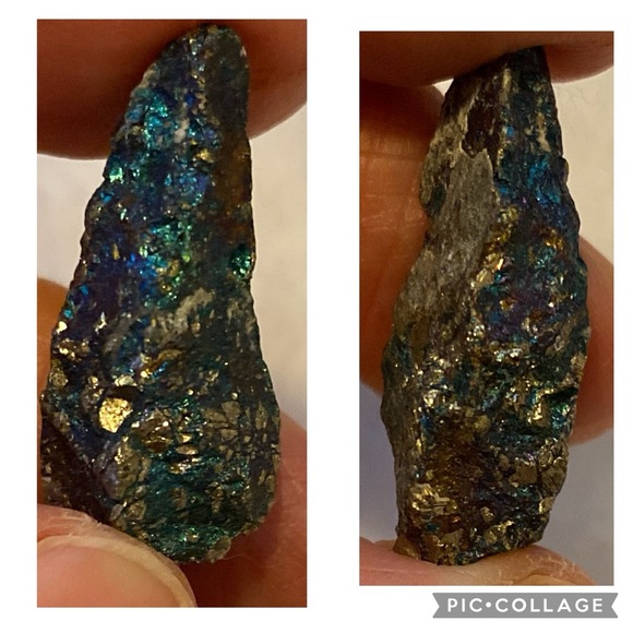 5 pieces of Peacock Ore, varying sizes and shapes. - Picture 7 of 15